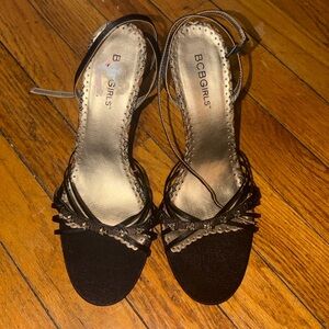 Black Strappy Sandals